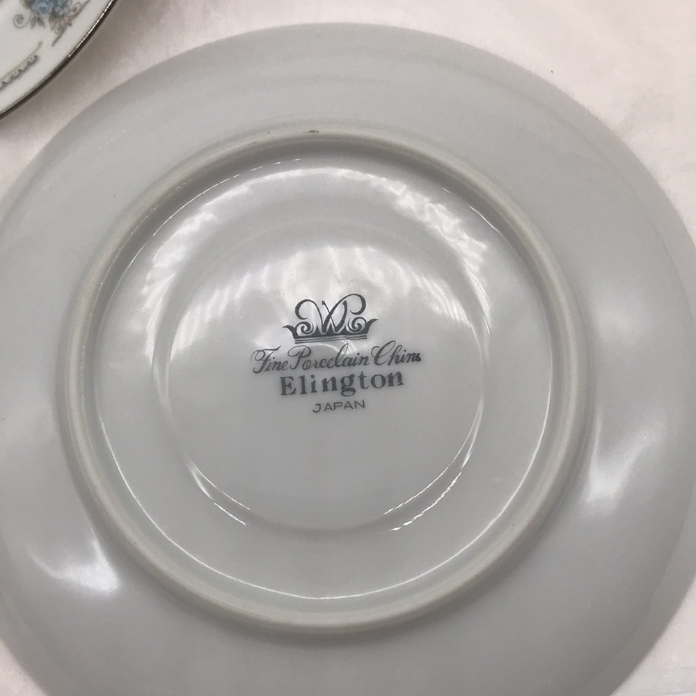 Elington Japan Porcelain China Quantity 3-Saucer’s - Picture 3 of 6